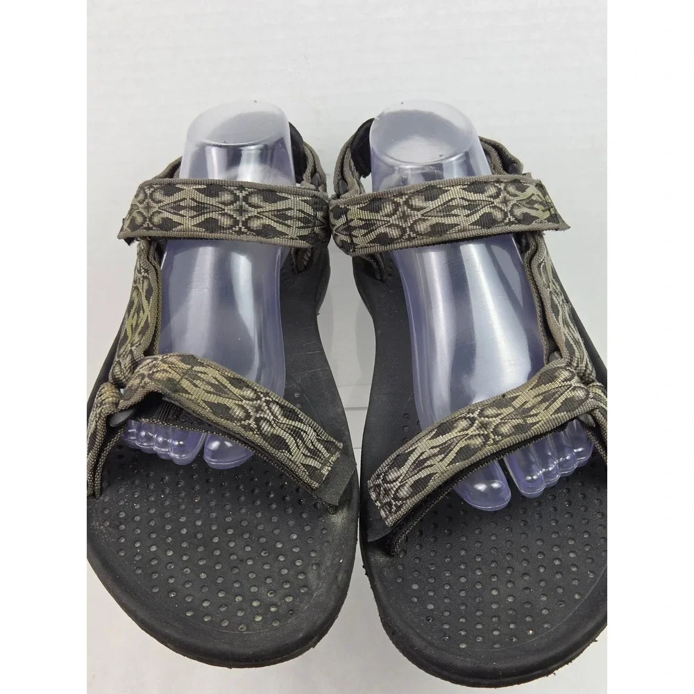 Teva Hurricane 3 Mens Sandals 12 Gray Geometric Walking Sport Casual Beach